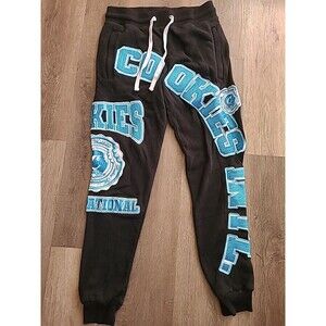 Cookies International Double Up Fleece Unisex Black Small Sweatpants